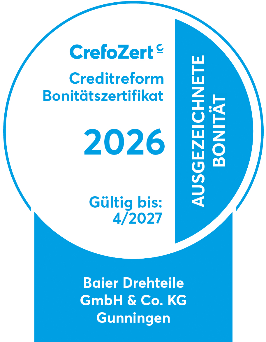 Logo Baier Drehteile GmbH & Co. KG