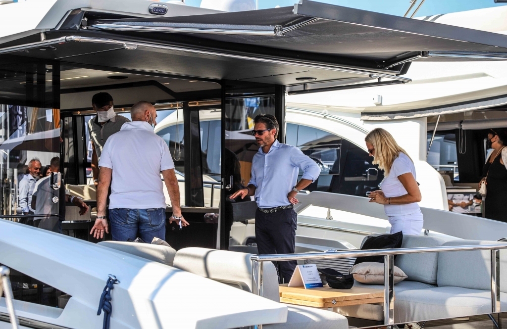 Yacht in der Adria