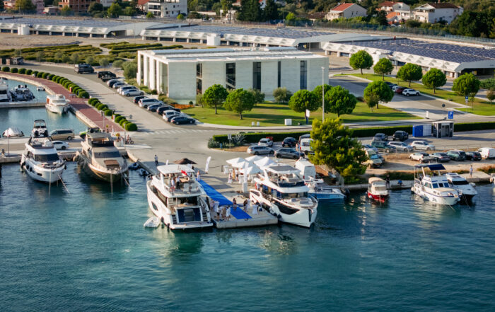 Luftaufnahme der Marina