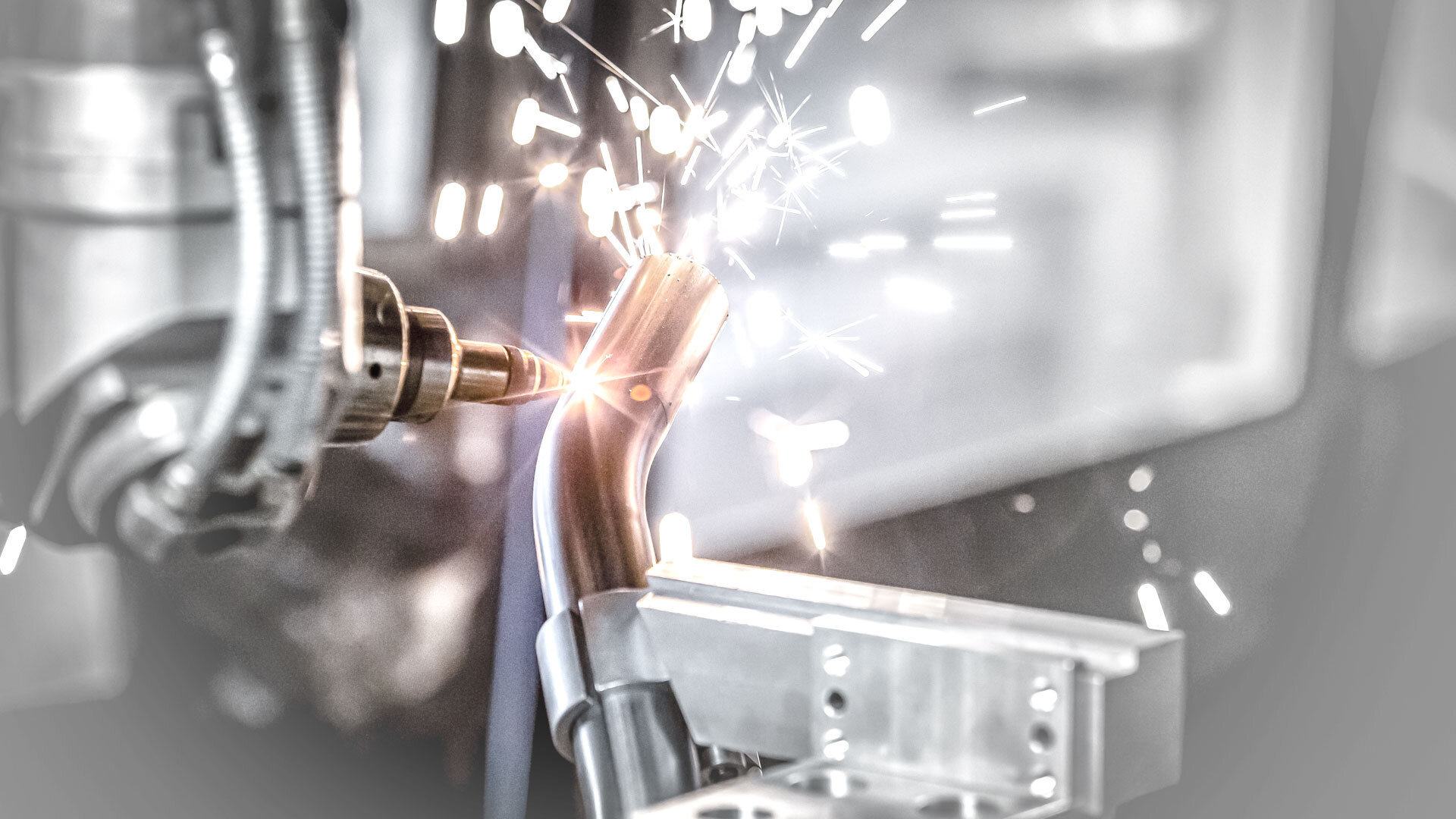 Laser-welded component