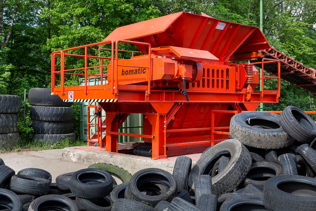 Rotorschere B1600 zur Reifenzerkleinerung