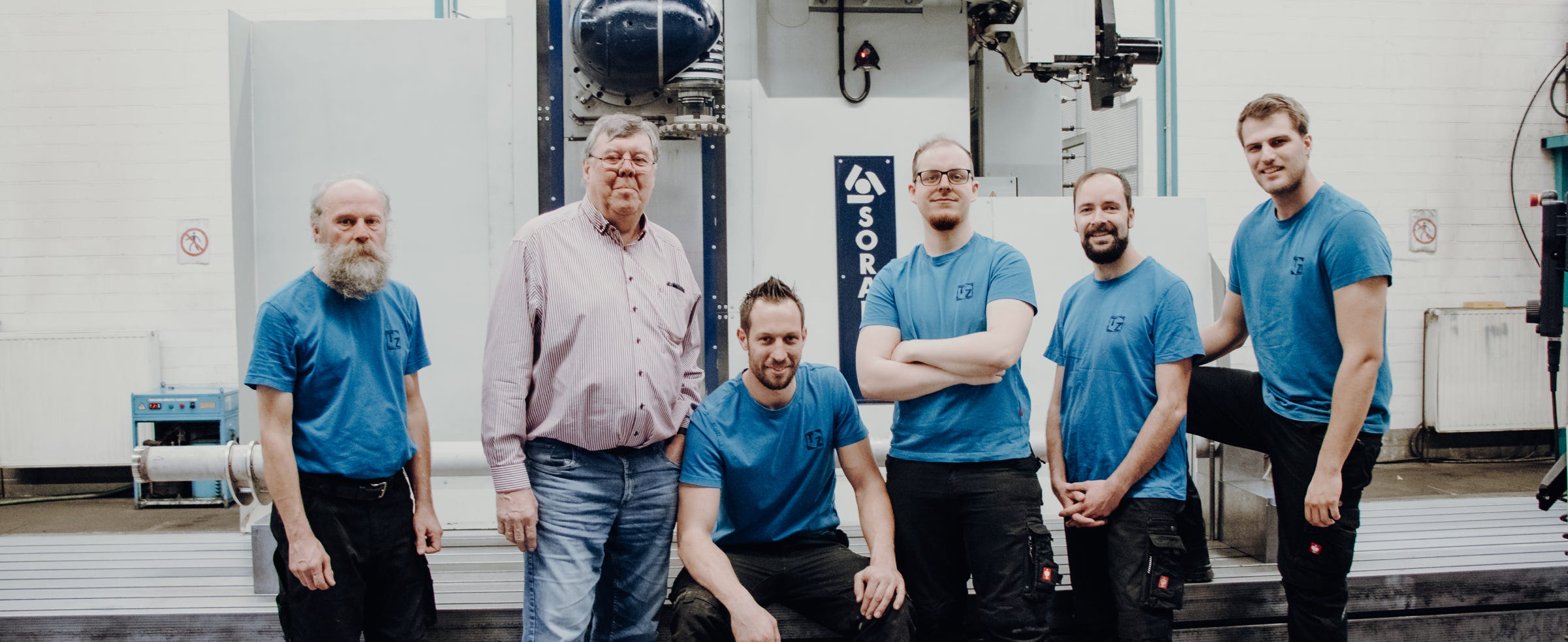 Team der Theven Zerspanungstechnik in Viersen-Dülken