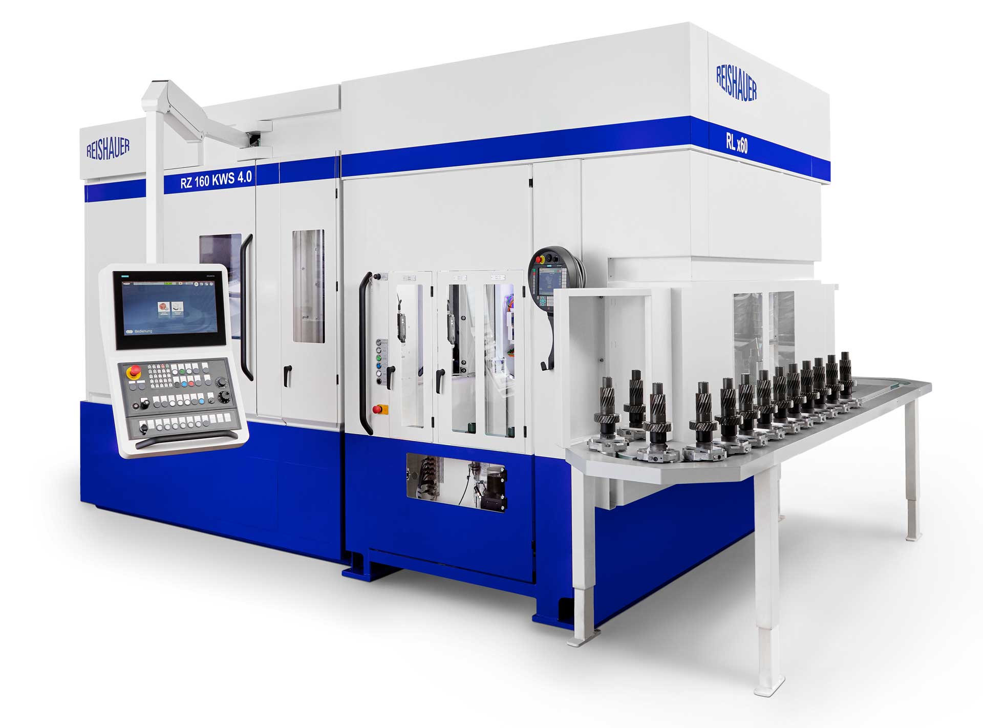 Wälzschleifmaschine RZ 160 KWS 4.0 mit Ladersystem RL x60