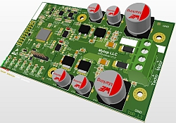Leiterkarte in 3D-Darstellung (Altium Designer)