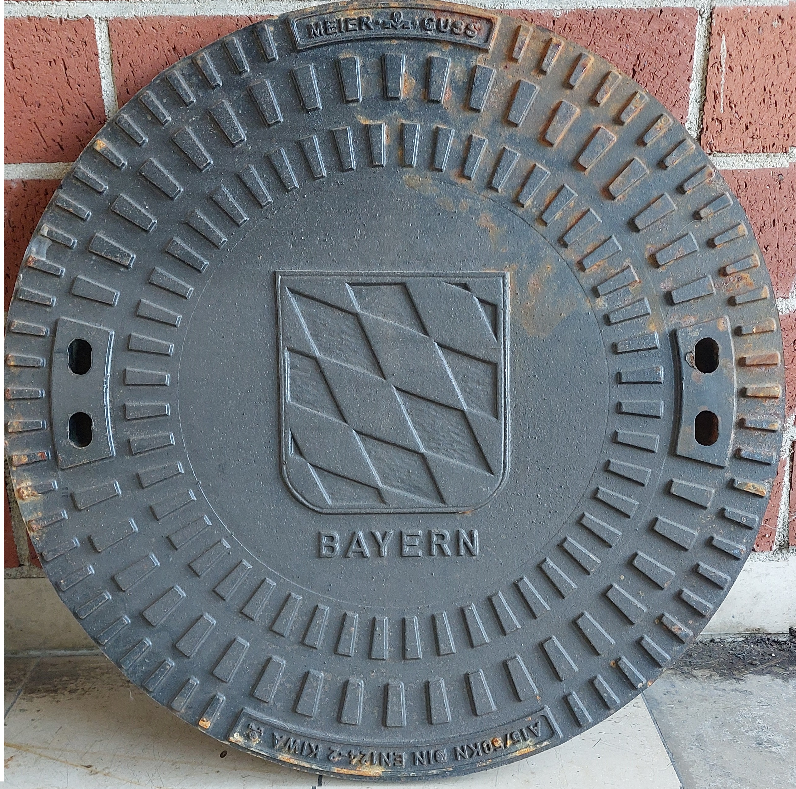 Kanaldeckel „Bayernwappen“
