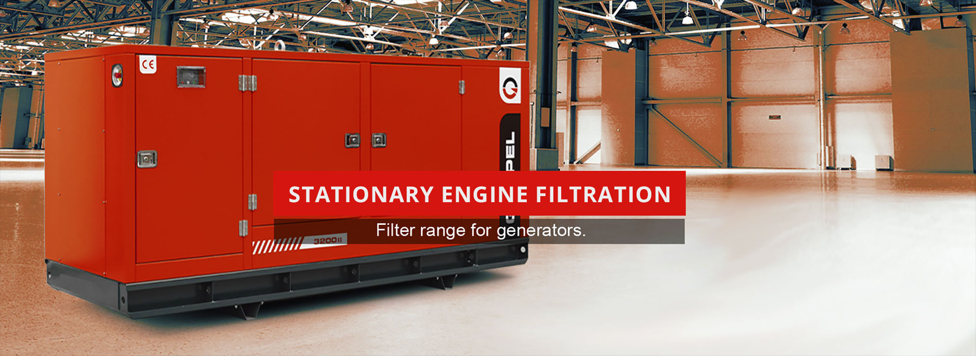Filter für Stationärmotoren und Kompressoren