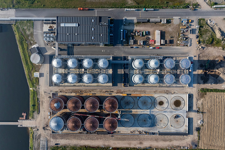 Plant technology for chemical recycling