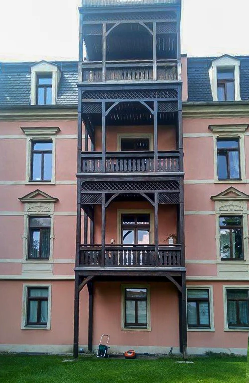 Balkon im Denkmalschutz