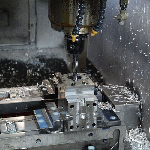 CNC-gebohrte Teile