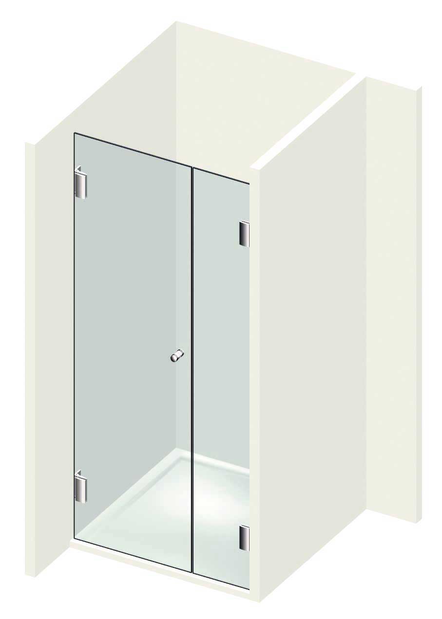 Nischendusche Nivello Typ 102
