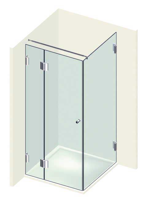 Eckdusche Nivello Plus Typ 210