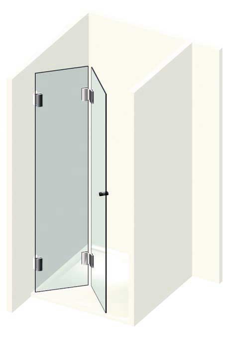 Nischendusche Pontere Typ 1-107