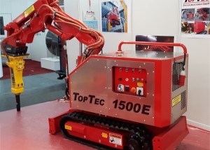 TopTec 1500 E – ferngesteuerter Abbruchroboter