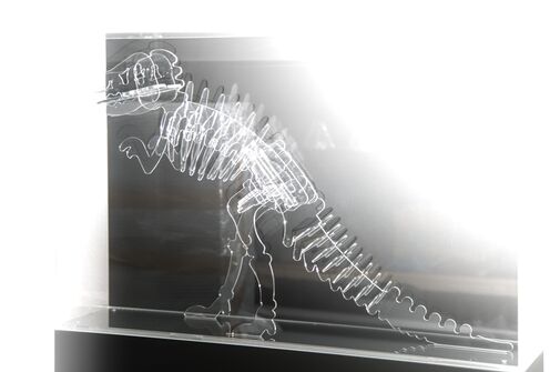 Dino-Figur mit lasergefrästen Details