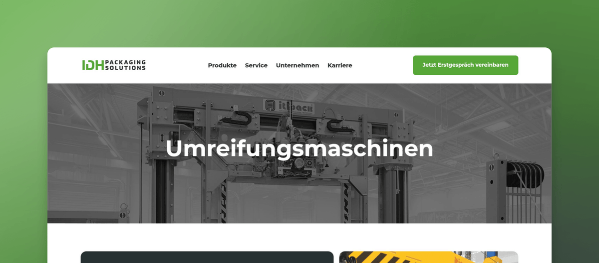Umreifungsmaschinen (PP, PET, Stahlband)