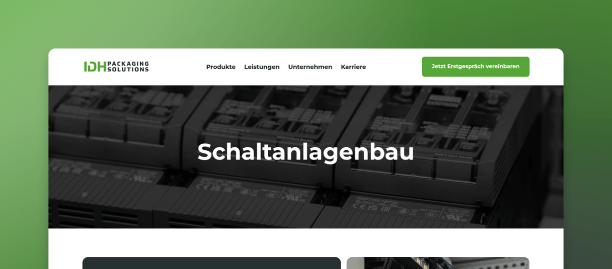 IDH Packaging Solutions – Fertigung