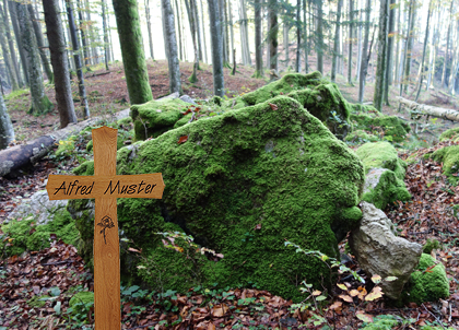 Wooden Grave Cross