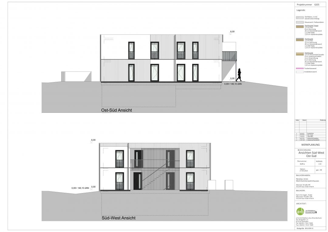 Multi-Family House with Wooden External Walls
