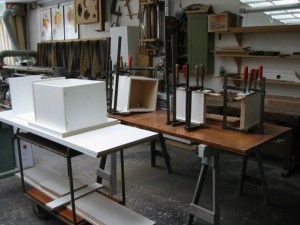 Küchenumbau in der Werkstatt