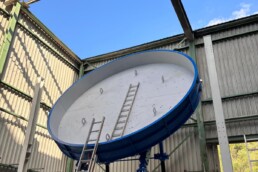Montagearbeiten vor Ort