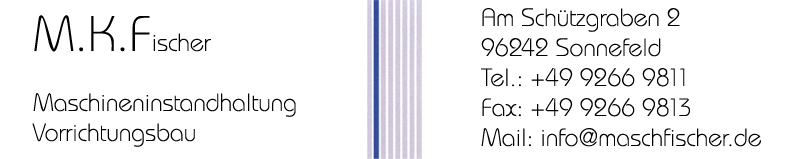 Logo Klaus Fischer Masch.Instandhaltung