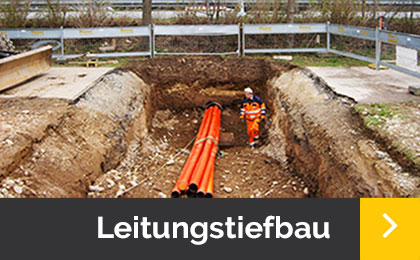 Leitungstiefbau: Kabel- und Rohrgräben
