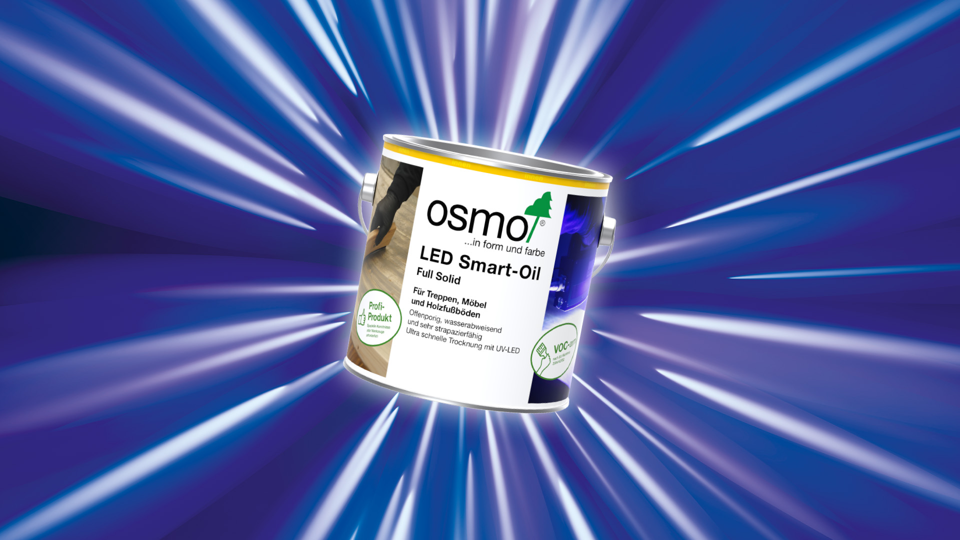 LED Smart-Oil für eine fertige Oberfläche in Sekunden
