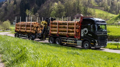 Kurzholztransport-Fahrzeug A2K