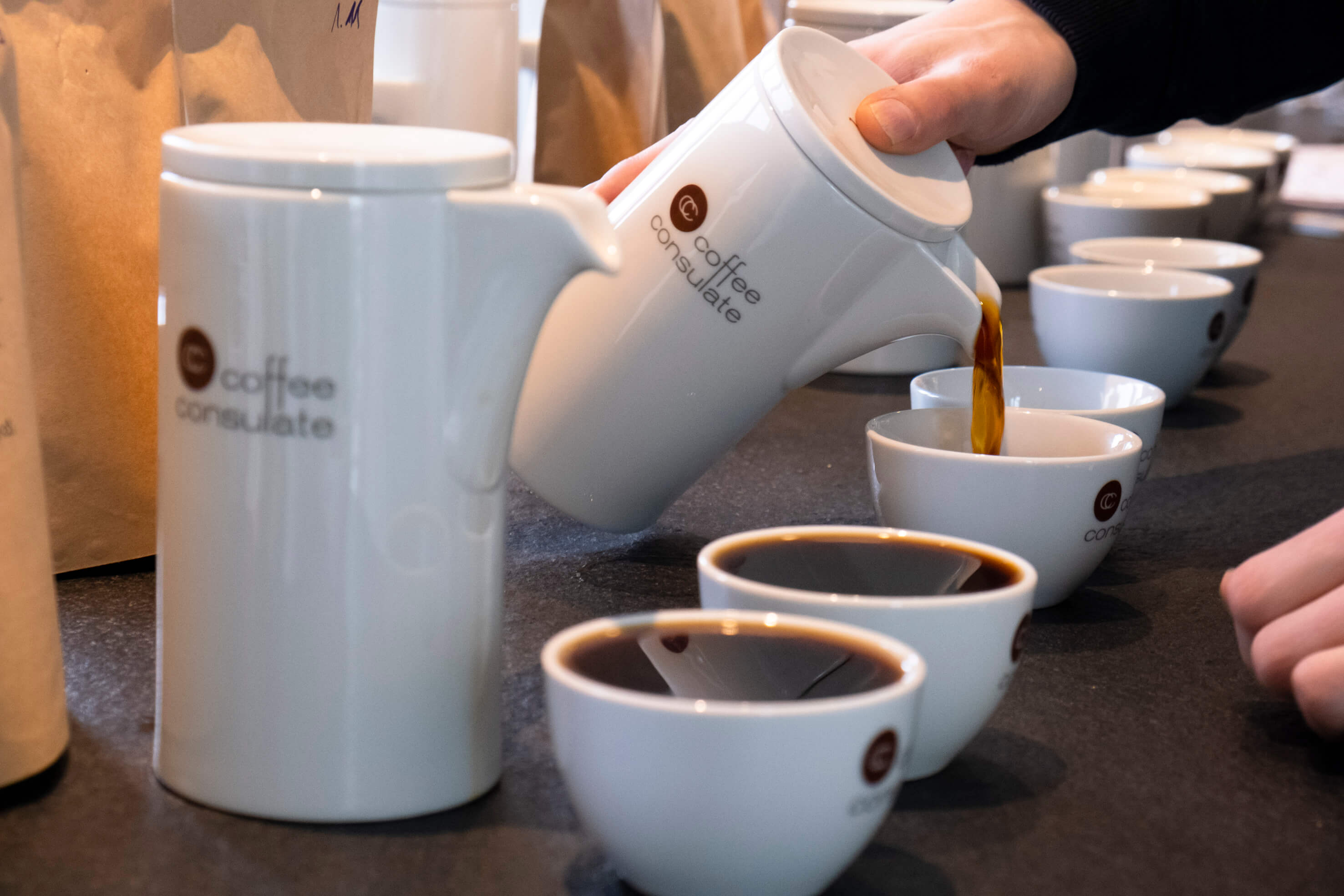 Cuptasting vor Ort