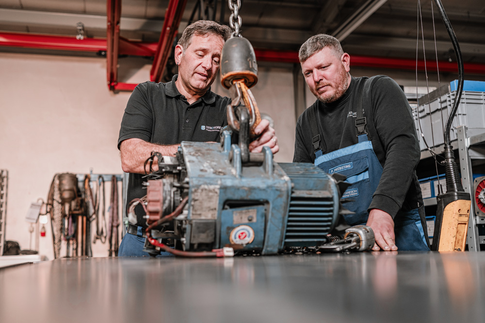 Generalüberholtes DEMAG Hubwerk