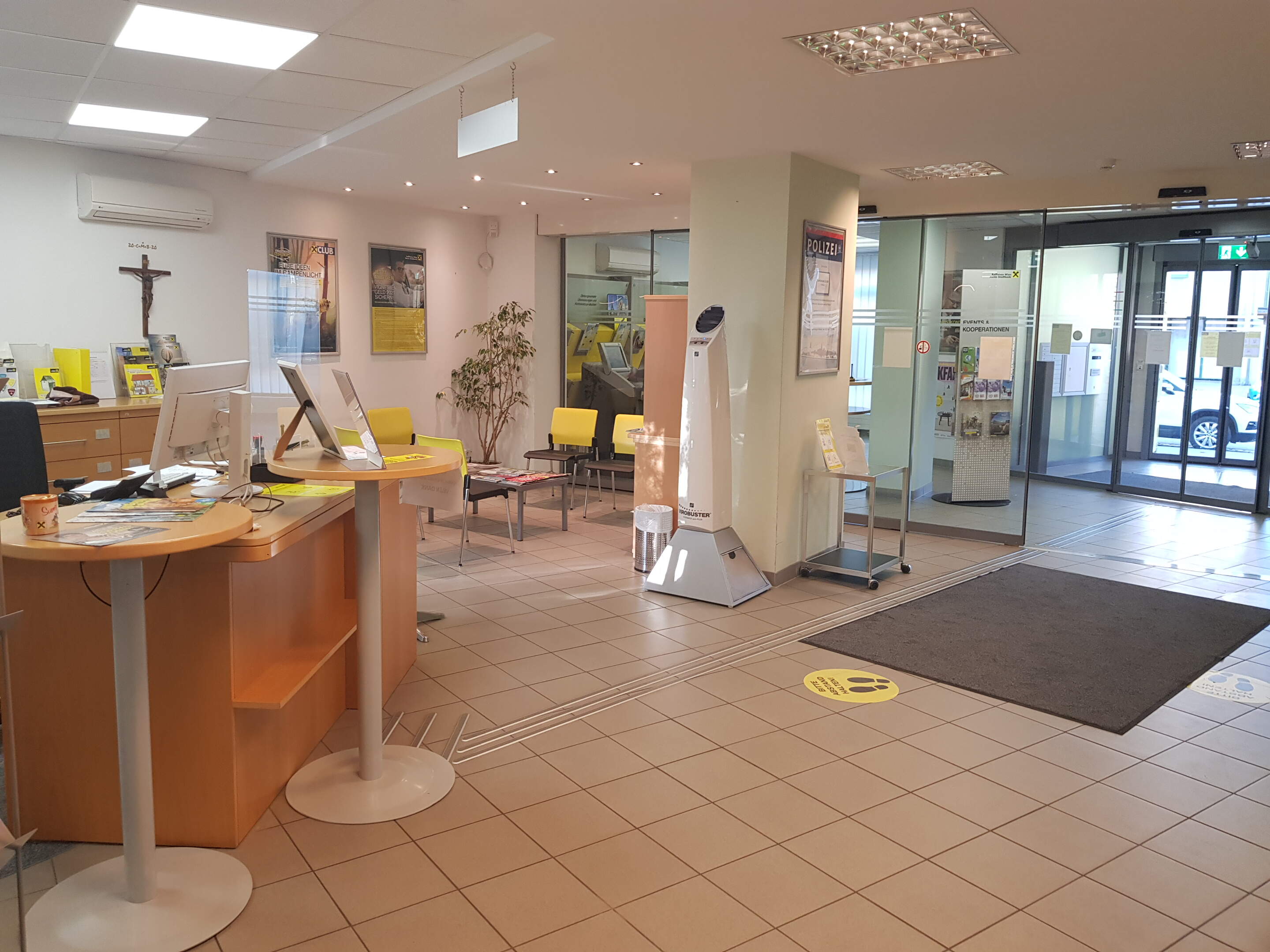 Luftentkeimung im Wartezimmer