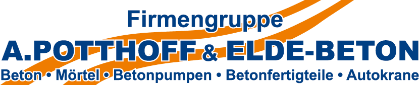 Logo Transportbeton A. Potthoff GmbH / Elde-Beton GmbH & Co. Betriebs KG