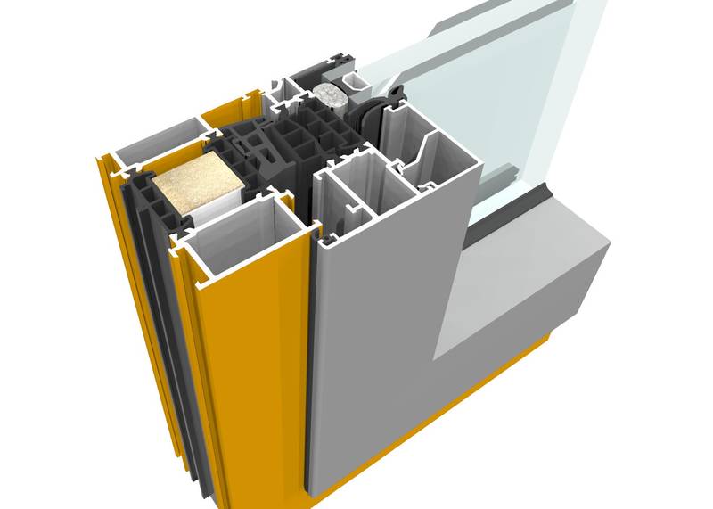Aluminium facade system
