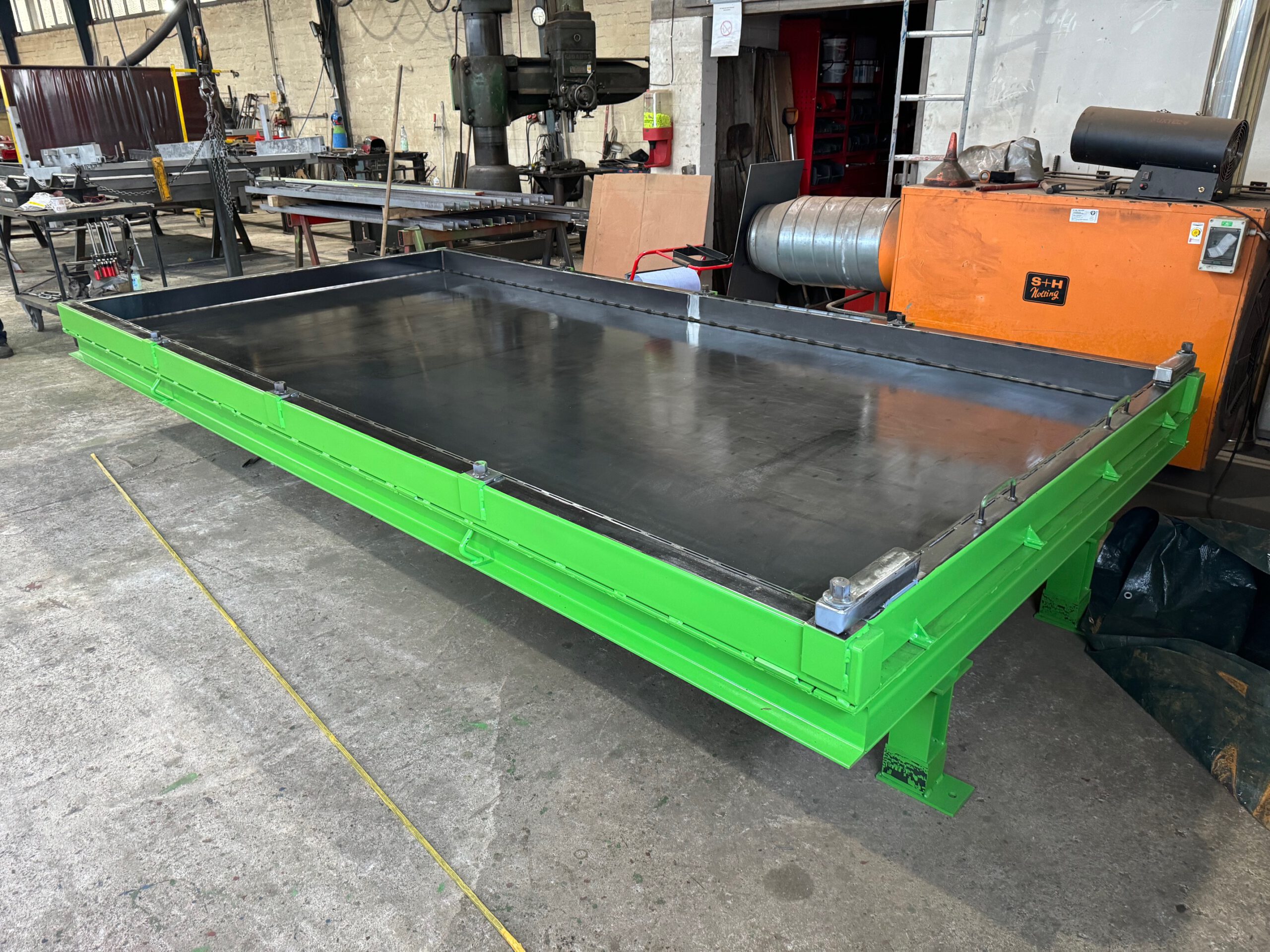 Schalungstisch für Bodenplatten
