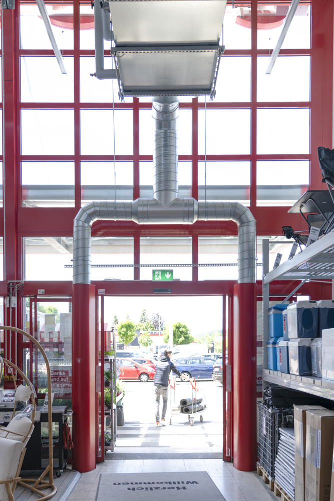Installation bei Toom Balingen