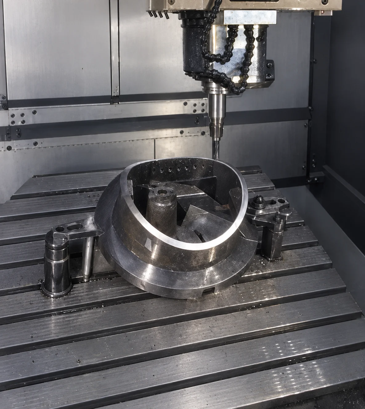 Komplexes CNC-Bauteil