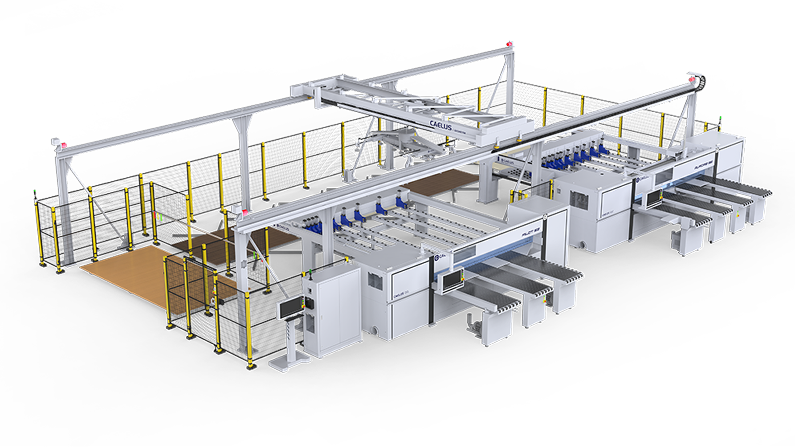 Lagersystem StoreTek 5 mit Druckbalkensägen