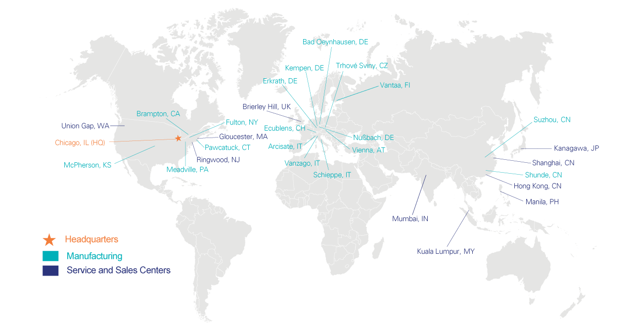 Globales Standortnetzwerk