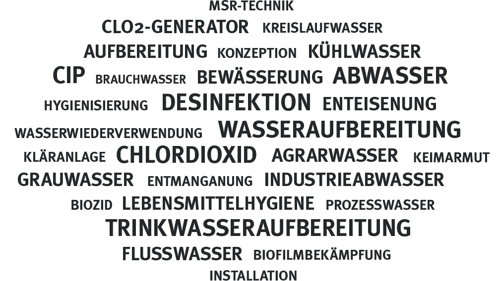 Anwendungsfelder der Chlordioxid-Technologie