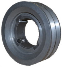 Aluminium taper power-band pulley