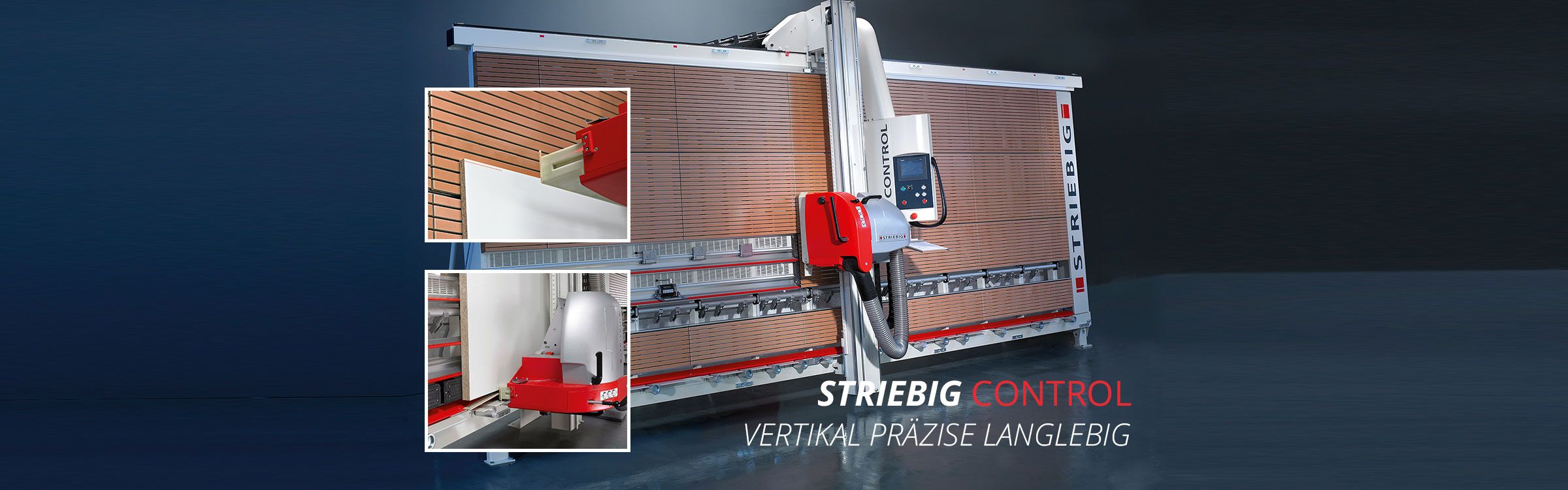 Striebig vertikale Panelsägen