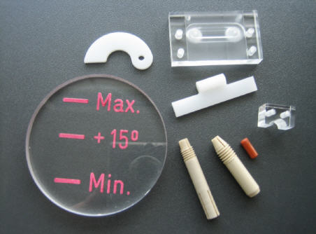 Milled plastic component