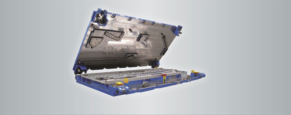 Platinenschnitt nach Coil Cut Technologie – geöffnetes Werkzeug