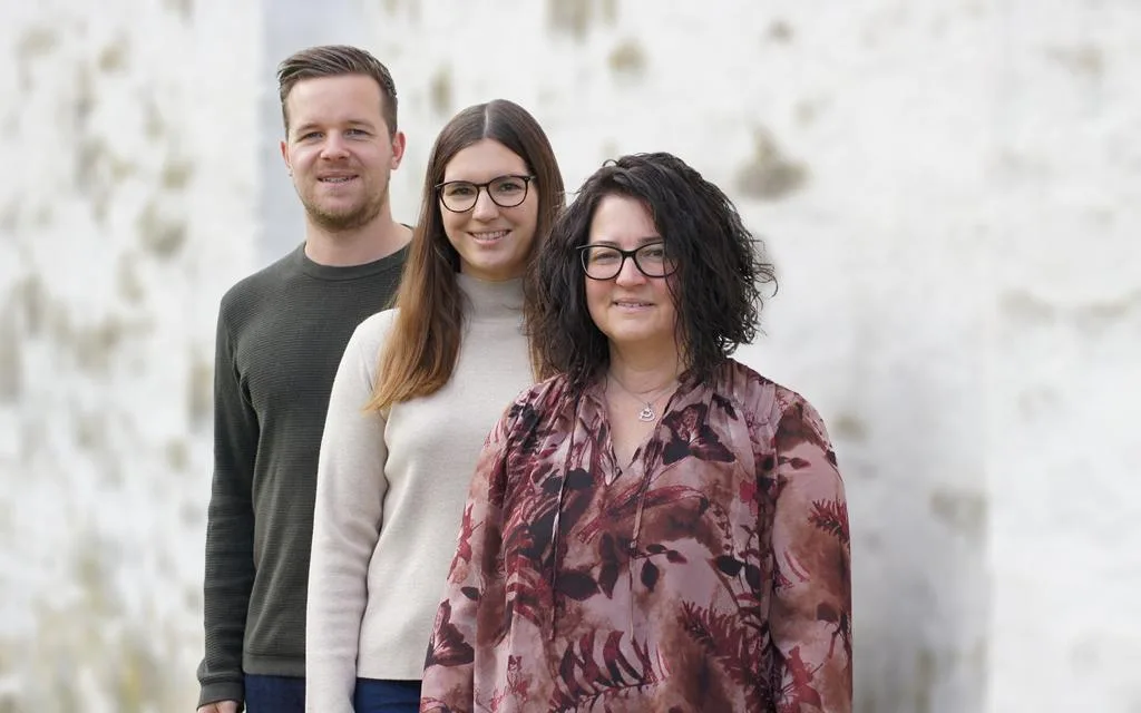 Das Team: Stefan Linderer, Eva Irngartinger und Brigitte Linderer