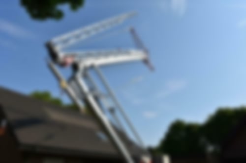 Dalbe Kran im Einsatz