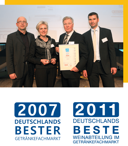 Award for best beverage specialist market 2007