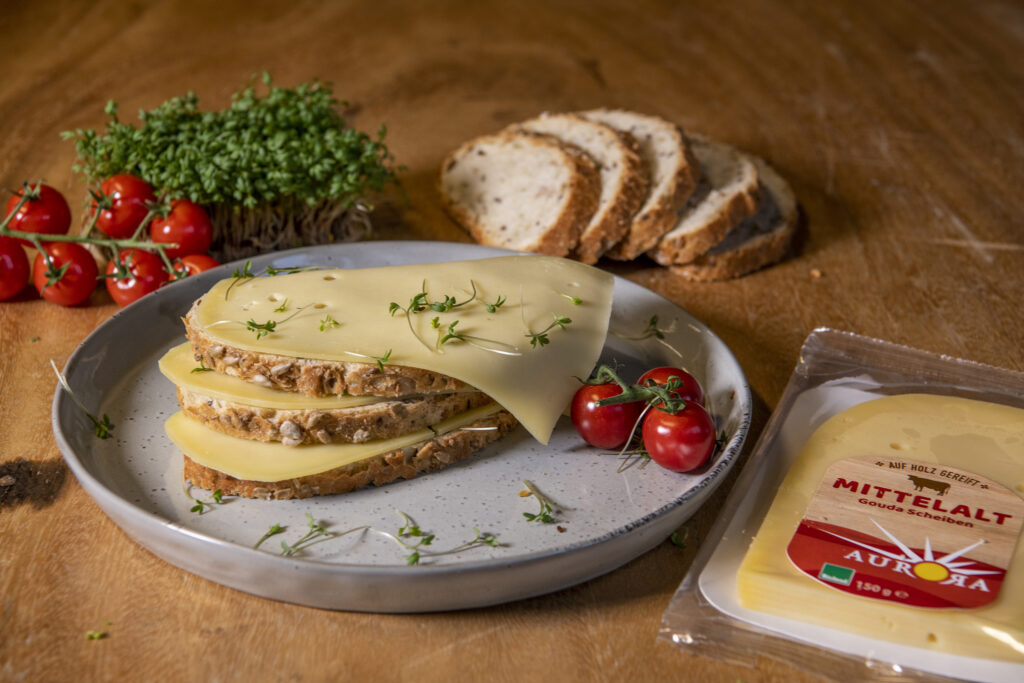 Bio-Gouda, verpackt