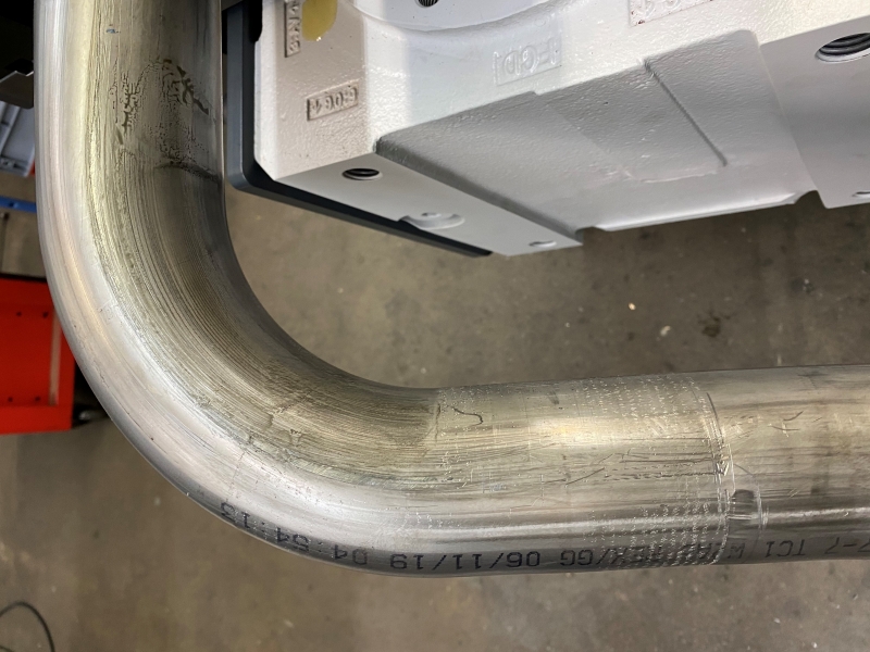 Rohrbogen 70 x 1,5 mm, Radius 105 mm