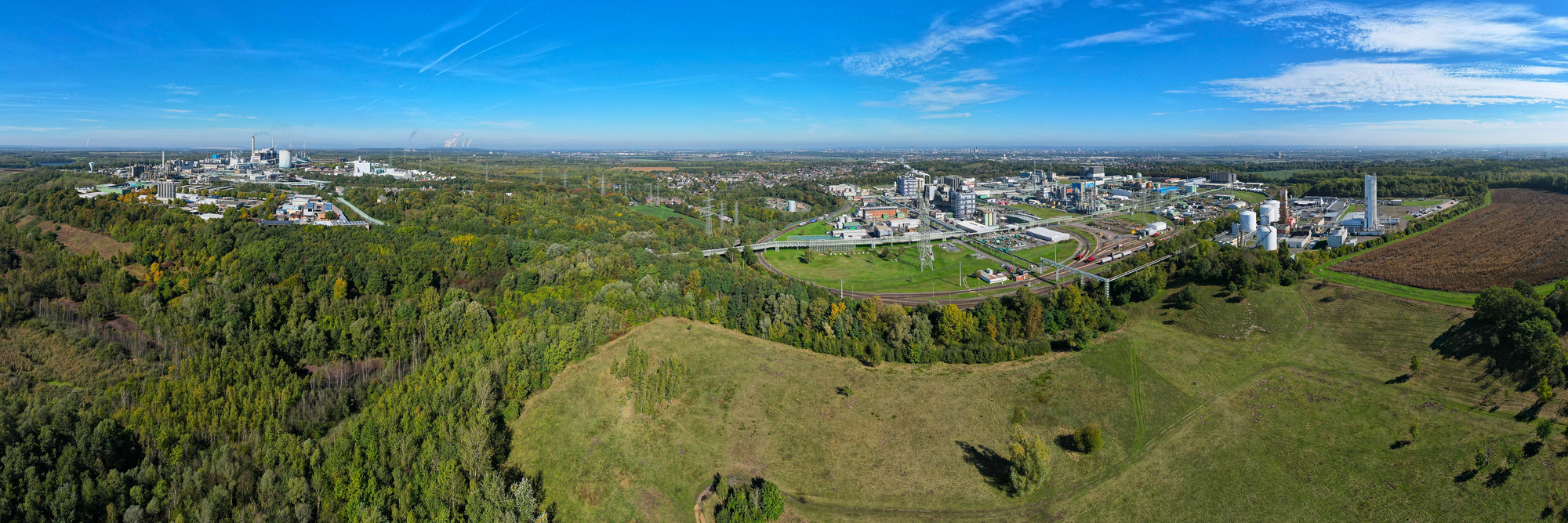 Luftaufnahme Chemiepark Knapsack