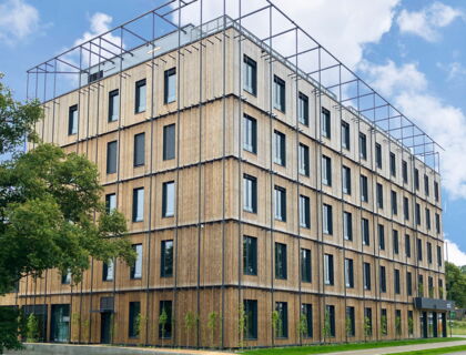 Modulares Laborgebäude tecHHub Hamburg